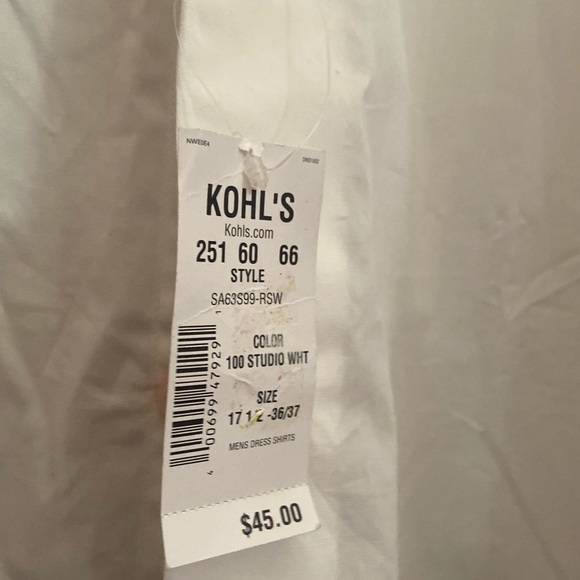 Men’s long new with tags, button down dress shirt - Picture 5 of 5